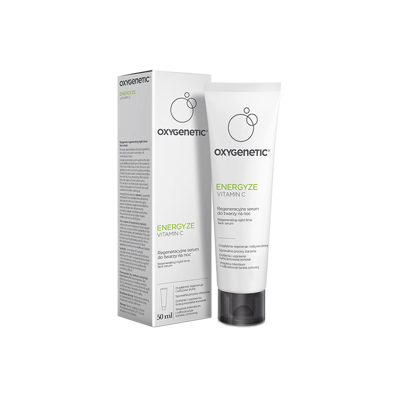 ENERGYZE vitamin C, regeneracyjne serum do twarzy na noc, krem 50ml