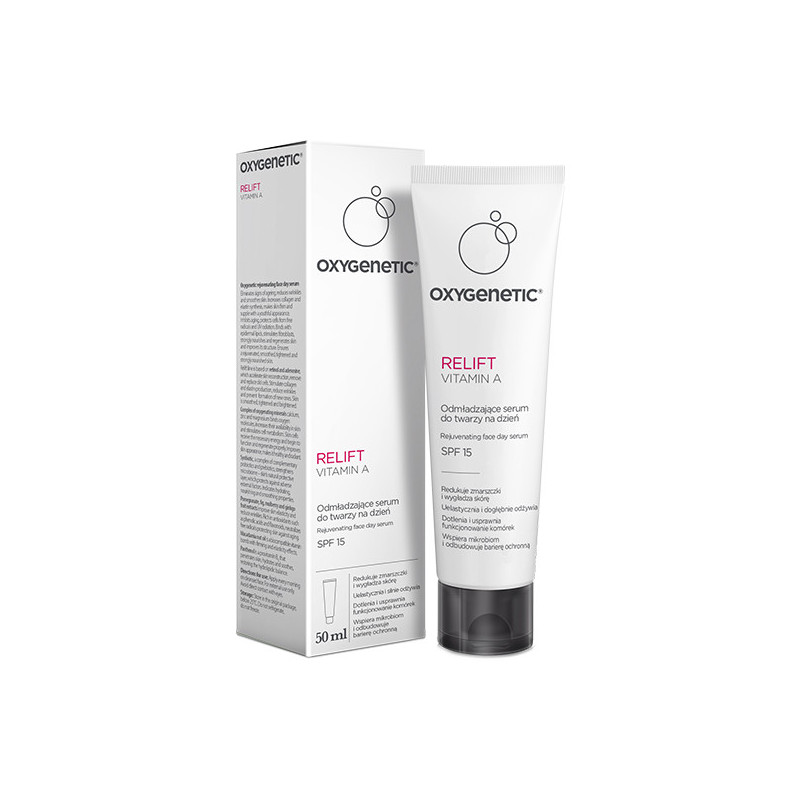 RELIFT vitamin A, odmładzające serum do twarzy na dzień, krem 50ml